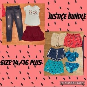 Bundle Kids size 14/16 Justice Clothing